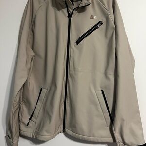 Nike Storm Fit Full Zip Technical Performance Jacket Beige XXL